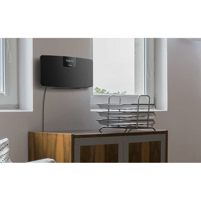 Philips M2505 Microcadena de música para uso doméstico 10 W Negro