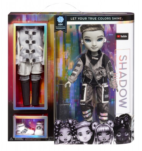 Rainbow High Shadow High Doll- Ash Silverstone