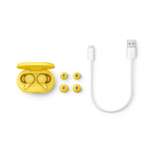 Philips 1000 series TAT1207YL 00 headphones headset Wireless In-ear Bluetooth Yellow