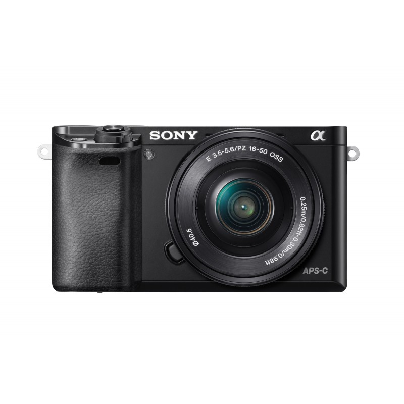 Sony Alpha 6000L, fotocamera mirrorless con obiettivo 16-50 mm, attacco E, sensore APS-C, 24.3 MP