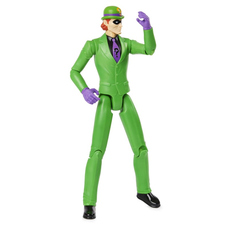 DC Comics Batman 12-inch The Riddler Action Figure, Kids Toys for Boys Aged 3 and up