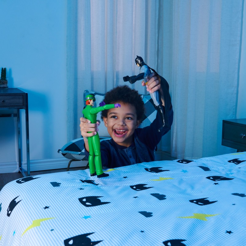 DC Comics BATMAN - FIGURA ENIGMA RIDDLER 30 CM - - Muñeco Riddler 30 cm Articulado - 6061531 - Juguete Niños 3 Años +