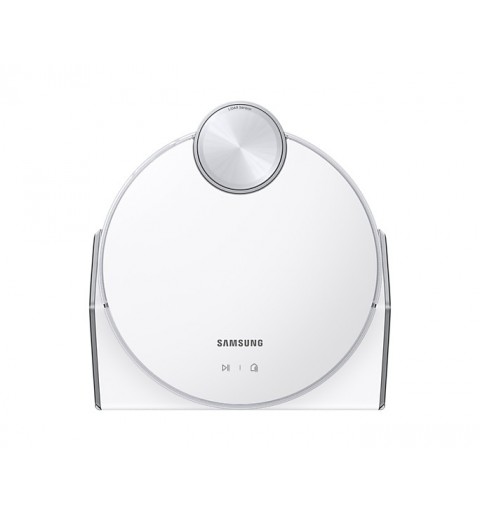 Samsung Jet Bot AI+ aspiradora robotizada 0,2 L Sin bolsa Plata, Blanco