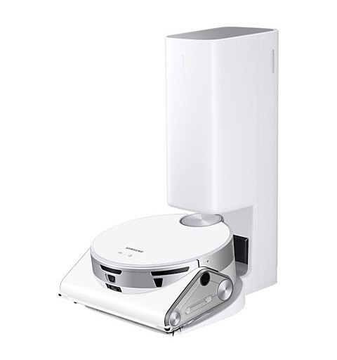 Samsung Jet Bot AI+ aspiradora robotizada 0,2 L Sin bolsa Plata, Blanco