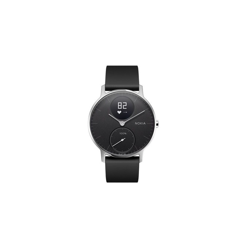 Nokia Steel HR Aktivitäts-Trackerarmband Schwarz, Edelstahl