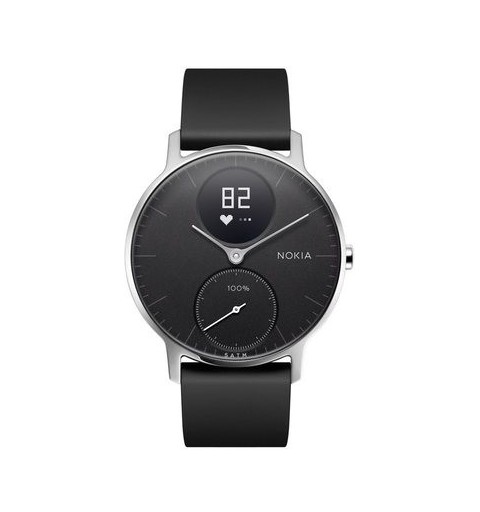 Nokia Steel HR Aktivitäts-Trackerarmband Schwarz, Edelstahl