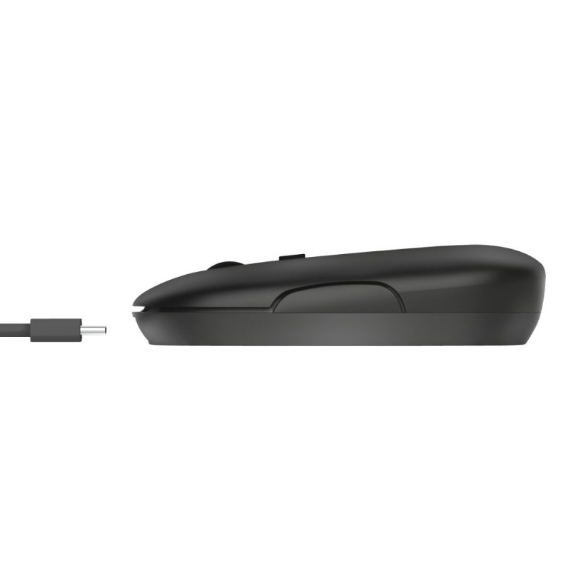 Trust Puck mouse Ambidestro RF senza fili + Bluetooth Ottico 1600 DPI