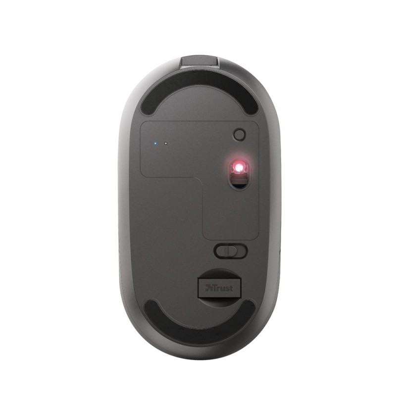 Trust Puck mouse Ambidestro RF senza fili + Bluetooth Ottico 1600 DPI