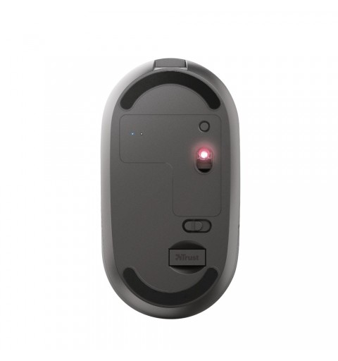 Trust Puck mouse Ambidestro RF senza fili + Bluetooth Ottico 1600 DPI