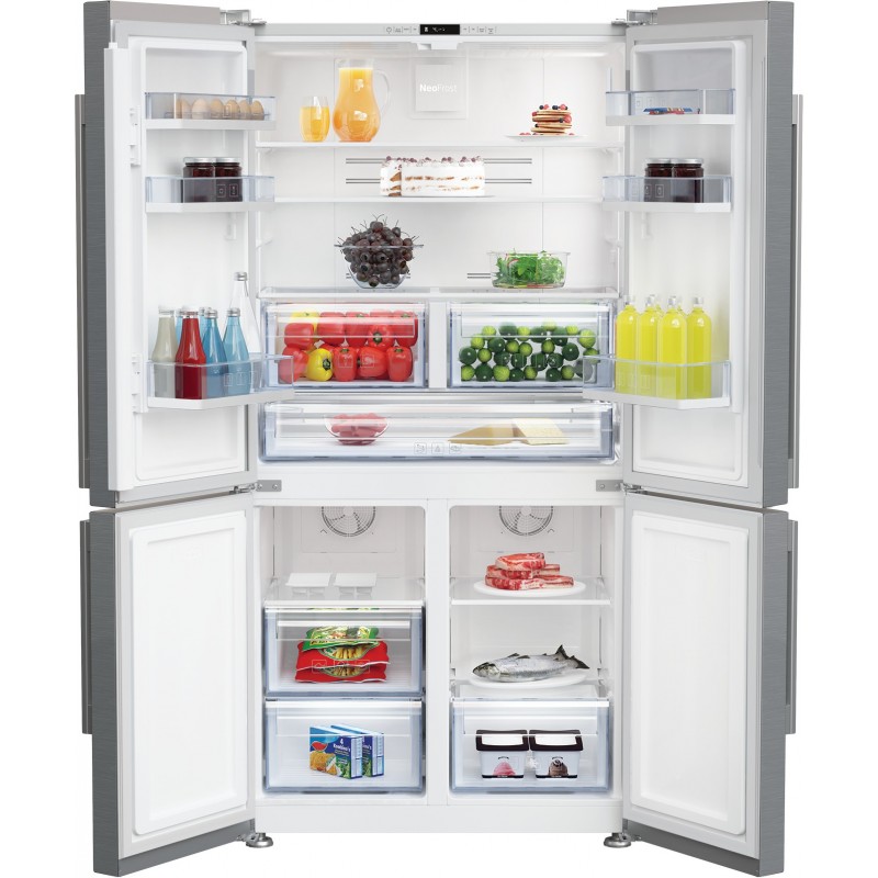 Beko GN1406231XBN frigorifero side-by-side Libera installazione 572 L F Acciaio inossidabile