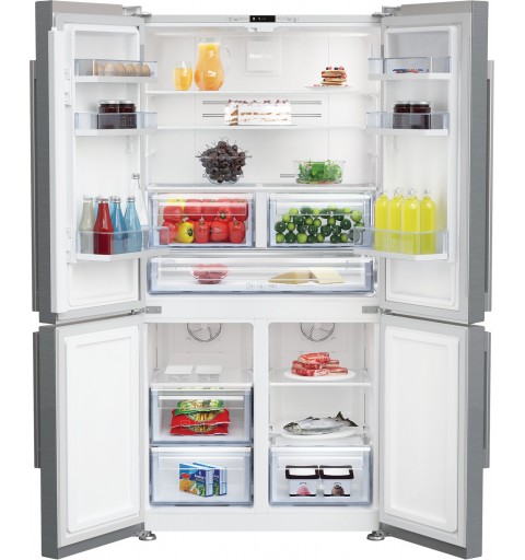 Beko GN1406231XBN side-by-side refrigerator Freestanding 572 L F Stainless steel