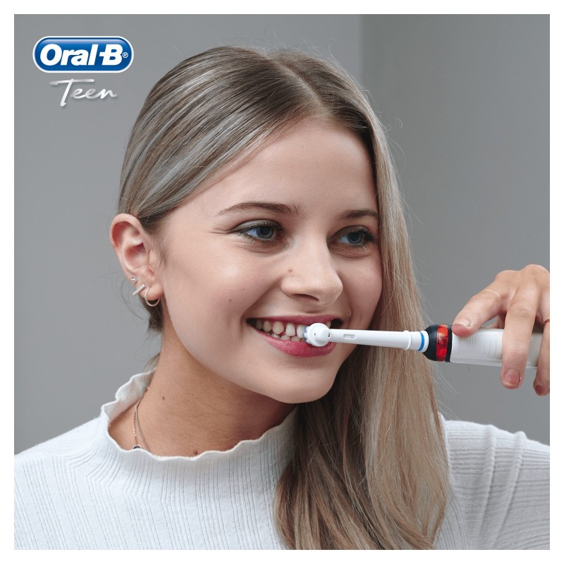 Oral-B SmartSeries 80336913 Elektrische Zahnbürste Teenager Rotierende Zahnbürste Schwarz, Weiß