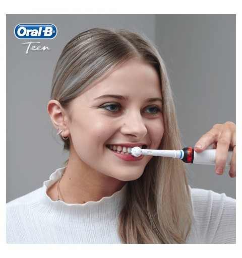 Oral-B SmartSeries 80336913 Elektrische Zahnbürste Teenager Rotierende Zahnbürste Schwarz, Weiß