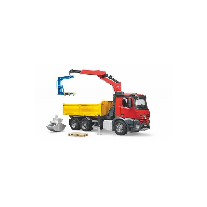BRUDER MB Arocs Construction truck with accessories