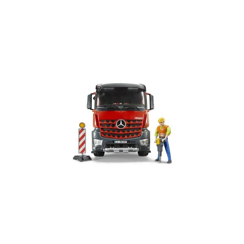 BRUDER MB Arocs Construction truck with accessories