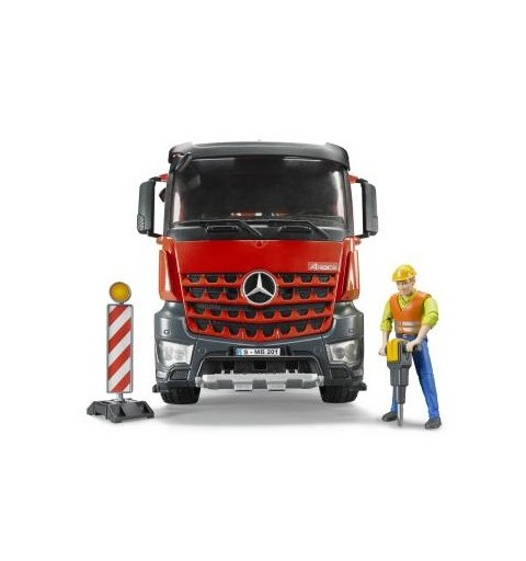 BRUDER MB Arocs Construction truck with accessories