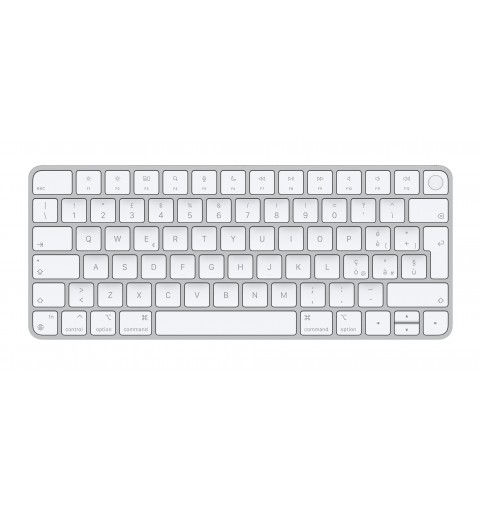 Apple Magic Tastatur USB + Bluetooth Italienisch Aluminium, Weiß