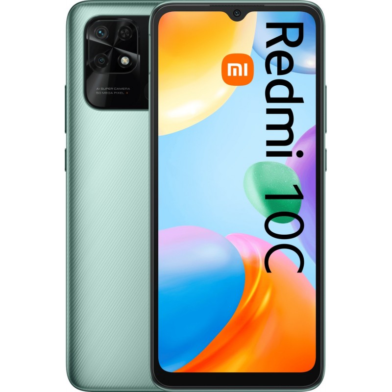 Xiaomi Redmi 10C 17 cm (6.71") SIM doble Android 11 4G USB Tipo C 3 GB 64 GB 5000 mAh Verde