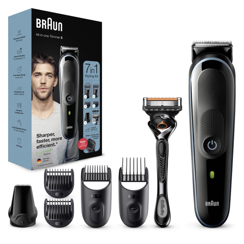 Braun All-in-one MGK5355 Negro, Azul