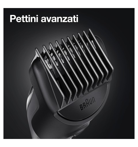 Braun All-in-one Rifinitore Tutto-In-Uno 5 MGK5355, Regolabarba Uomo 7-In-1, Tagliacapelli, Per Viso, Capelli