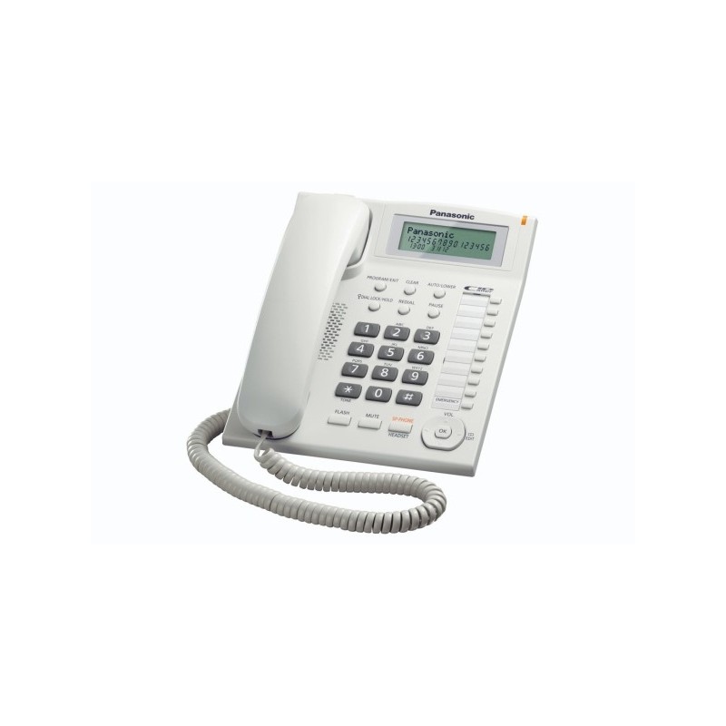 Panasonic KX-TS880 Identification de l'appelant Blanc