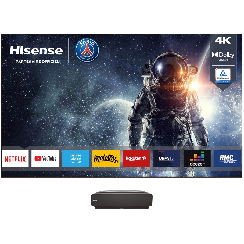 Hisense 100L5F-D12 Fernseher 2,54 m (100 Zoll) 4K Ultra HD Smart-TV WLAN Schwarz