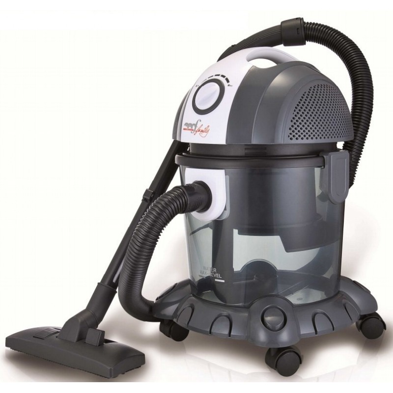 Melchioni MR BIN G 15 L Aspirateur réservoir cylindrique Sec&humide 1400 W Sans sac