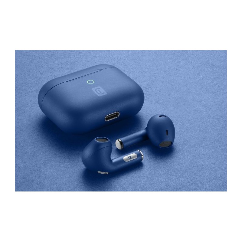 Cellularline Crystal Kopfhörer Kabellos im Ohr Anrufe Musik Bluetooth Blau