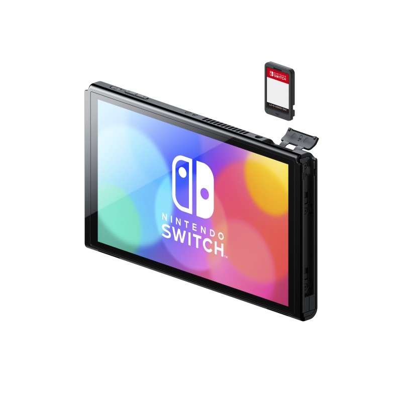 Nintendo Switch OLED videoconsola portátil 17,8 cm (7") 64 GB Pantalla táctil Wifi Azul, Rojo