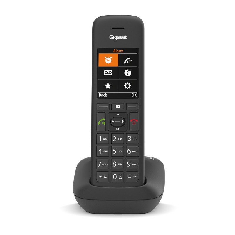 Gigaset C575 DECT-Telefon Anrufer-Identifikation Schwarz