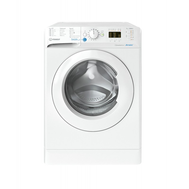 Indesit BWA 71083X W IT lavadora Carga frontal 7 kg 1000 RPM D Blanco