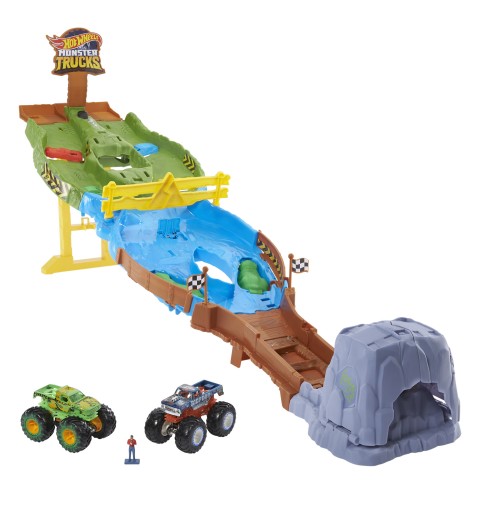 Hot Wheels Monster Trucks Wreckin' Raceway Playset