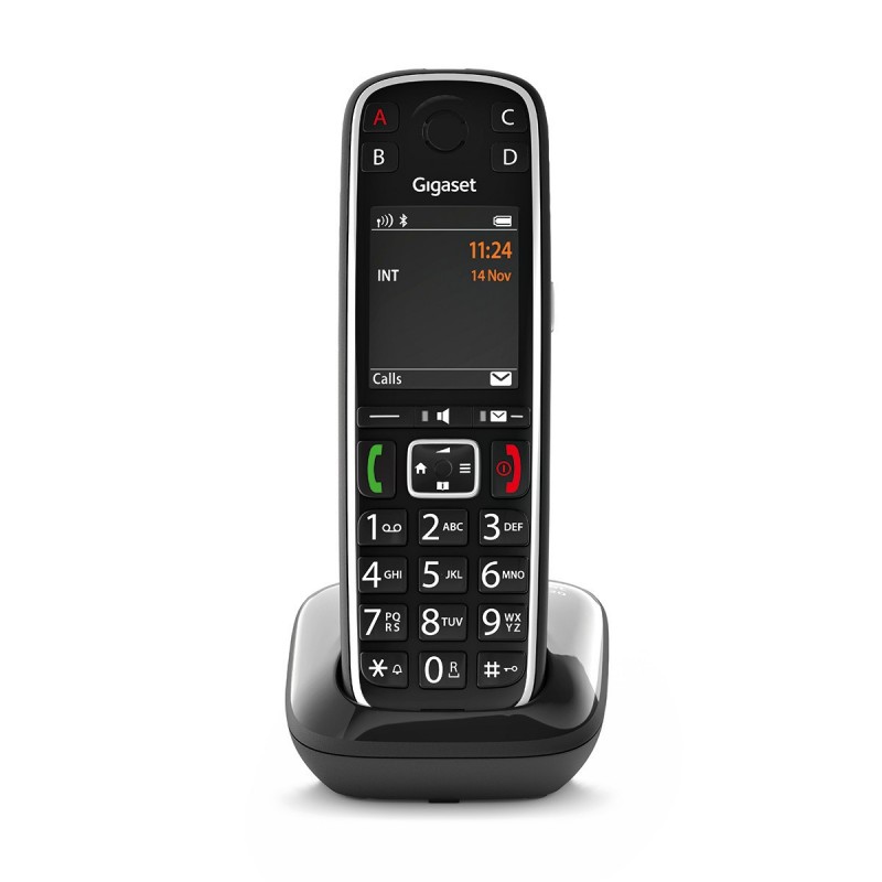 Gigaset E720 Téléphone analog dect Identification de l'appelant Noir