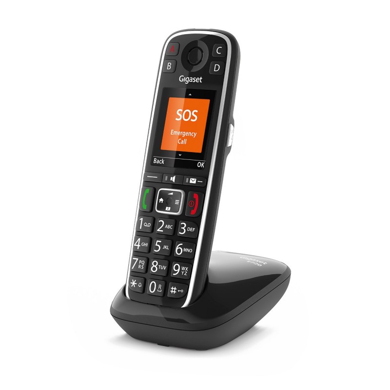 Gigaset E720 Telefono analogico DECT Identificatore di chiamata Nero