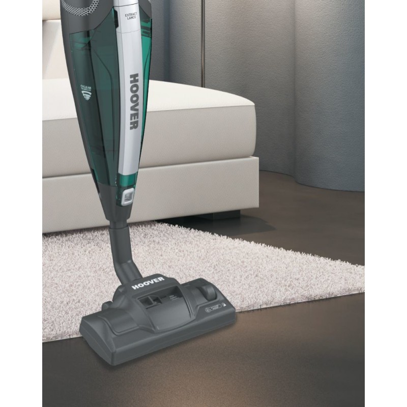 Hoover Diva DVE02BL 011 Sans sac 0,8 L 750 W Noir, Turquoise