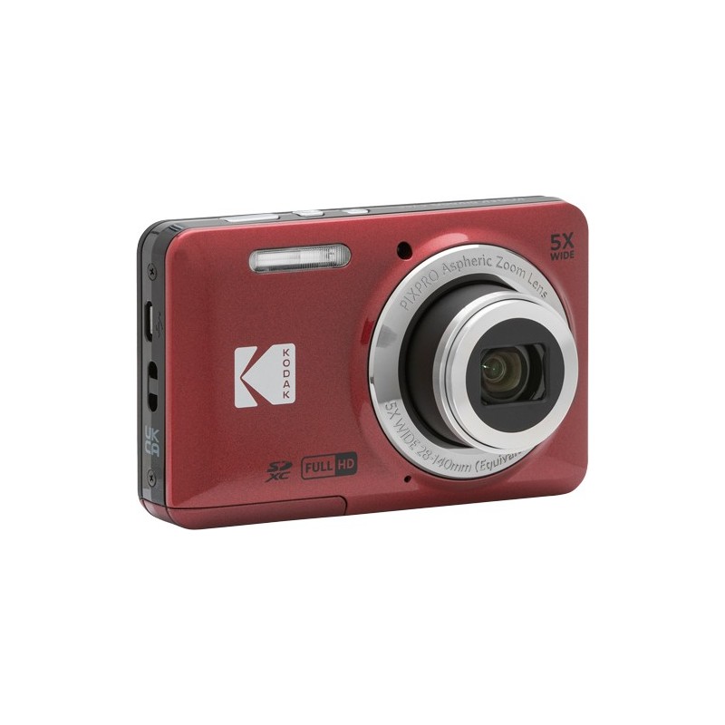 Kodak PIXPRO FZ55 1 2.3" Appareil-photo compact 16 MP CMOS 4608 x 3456 pixels Rouge