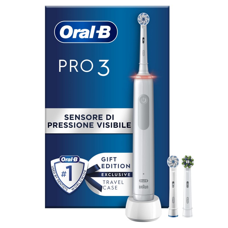 Oral-B PRO 3 3700 Adulte Brosse à dents rotative oscillante Blanc