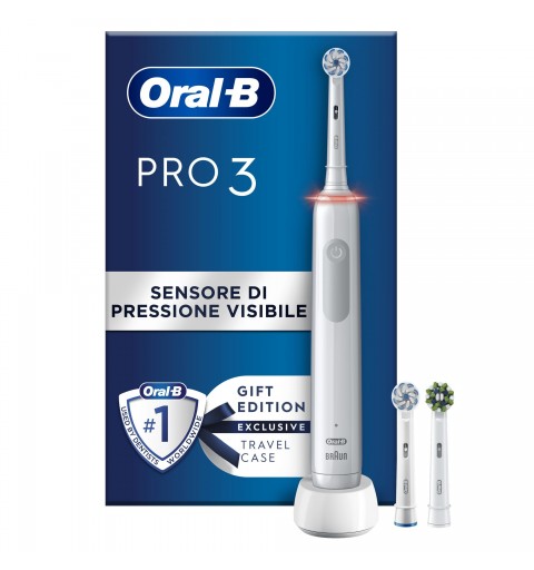Oral-B PRO 3 3700 Adulte Brosse à dents rotative oscillante Blanc