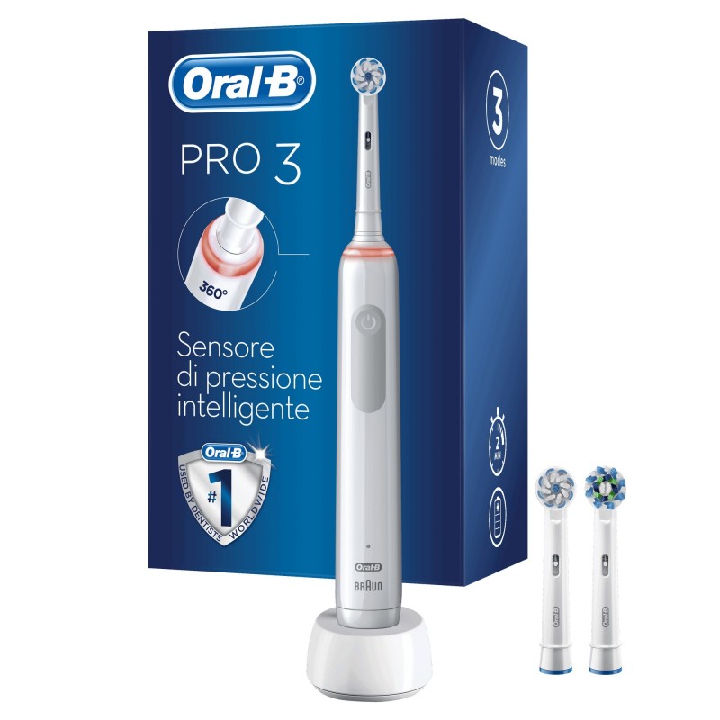 Oral-B PRO 3 3700 Adult Rotating-oscillating toothbrush White