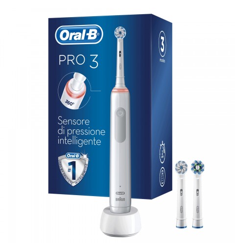 Oral-B PRO 3 3700 Adult Rotating-oscillating toothbrush White