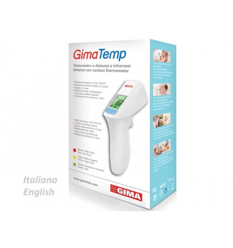 GIMA 25583 termómetro digital Termómetro con sensor remoto Blanco Frente Botones
