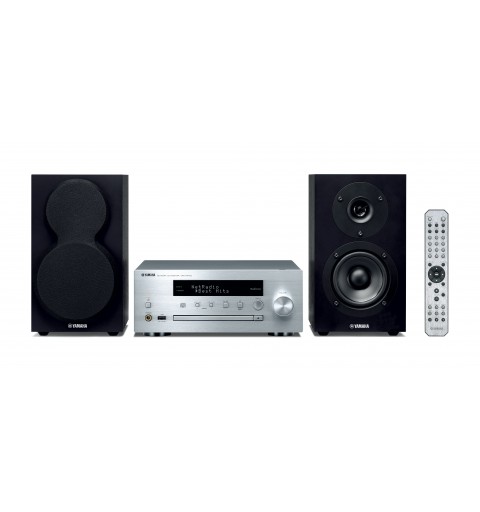 Yamaha MCR-N470D Microsistema audio per la casa 44 W Nero, Argento