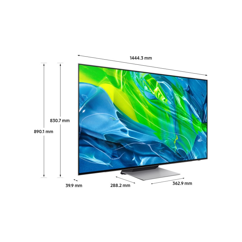 Samsung Series 9 TV OLED 4K 65” QE65S95B Smart TV Wi-Fi Eclipse Silver 2022, Processore Neural Quantum 4K, Ultra sottile,