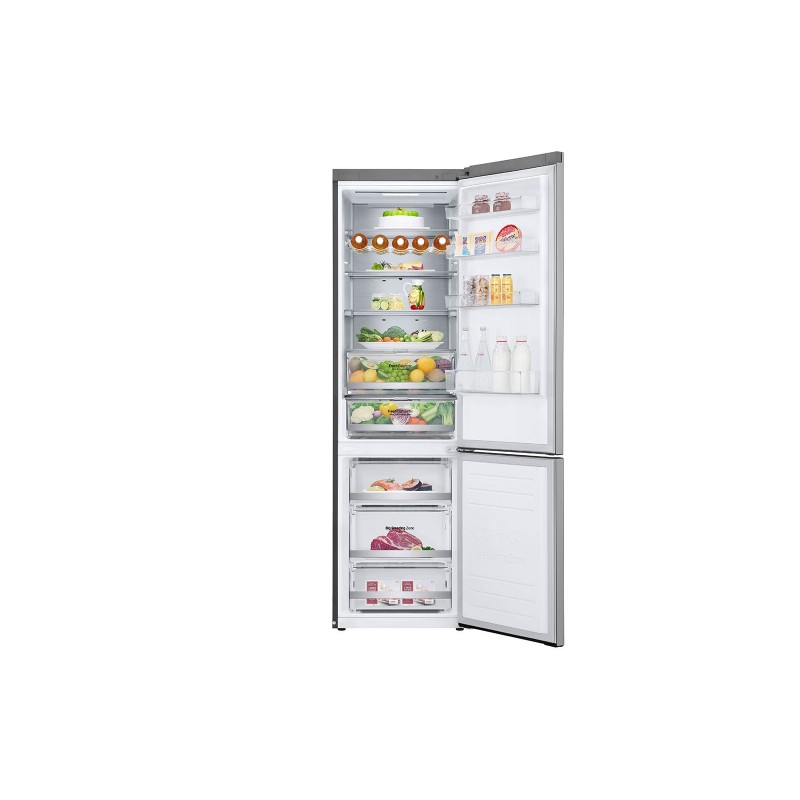 LG GBB72SAUCN Kühl- und Gefrierkombination Freistehend 384 l C Edelstahl