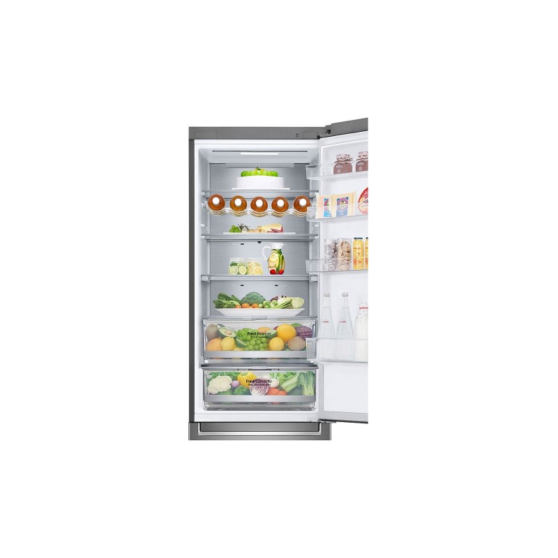 LG GBB72SAUCN Kühl- und Gefrierkombination Freistehend 384 l C Edelstahl