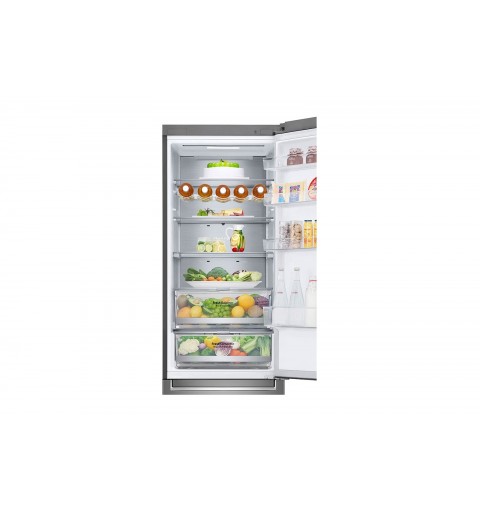 LG GBB72SAUCN Kühl- und Gefrierkombination Freistehend 384 l C Edelstahl