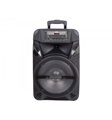 Trevi XF 1200 KB Sistema de megafonía con ruedas 100 W Negro