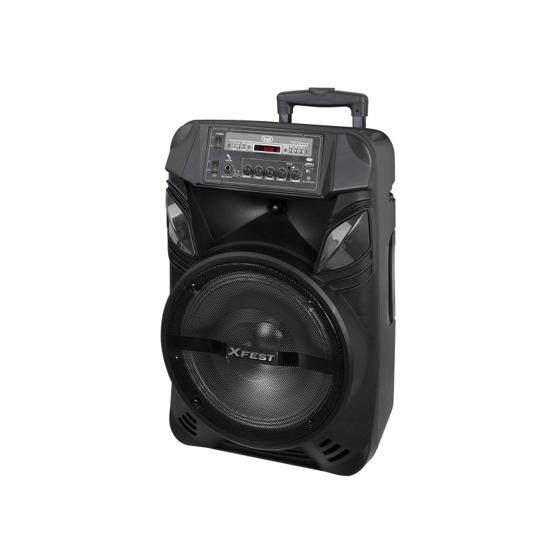 Trevi XF 1200 KB Sistema de megafonía con ruedas 100 W Negro