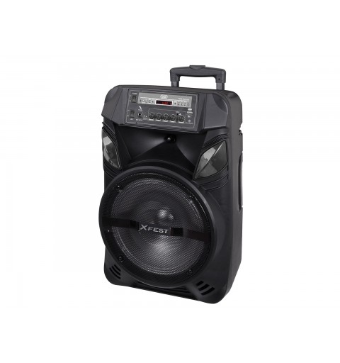 Trevi XF 1200 KB Sistema de megafonía con ruedas 100 W Negro