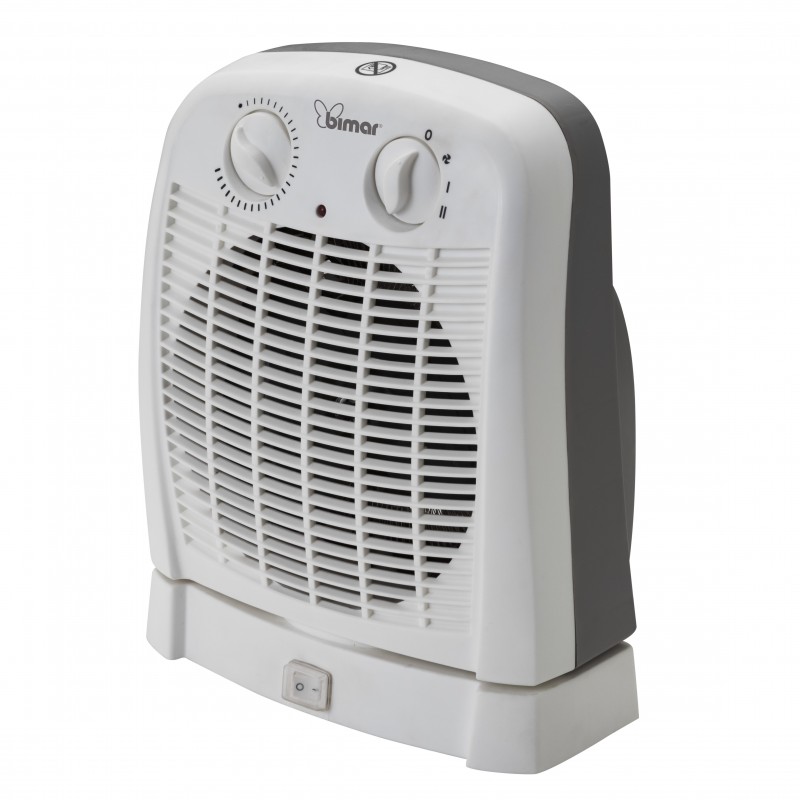 Bimar HF195 appareil de chauffage Intérieure Noir, Blanc 2000 W Chauffage de ventilateur électrique